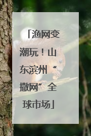 渔网变潮玩！山东滨州“撒网”全球市场