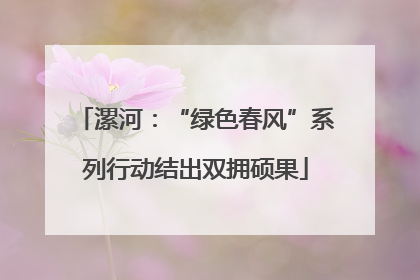 漯河：“绿色春风”系列行动结出双拥硕果