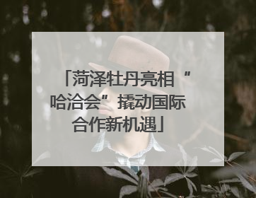 菏泽牡丹亮相“哈洽会”撬动国际合作新机遇
