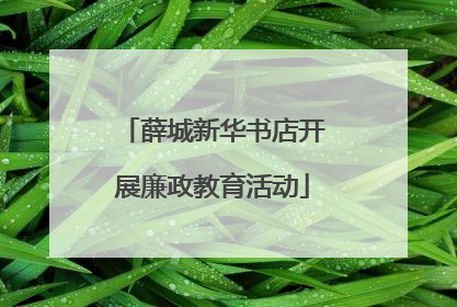 薛城新华书店开展廉政教育活动
