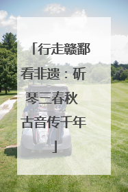 行走赣鄱看非遗：斫琴三春秋 古音传千年
