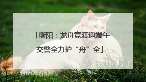 衡阳：龙舟竞渡迎端午 交警全力护“舟”全