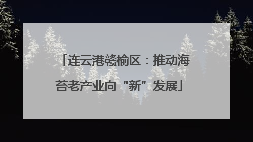 连云港赣榆区：推动海苔老产业向“新”发展