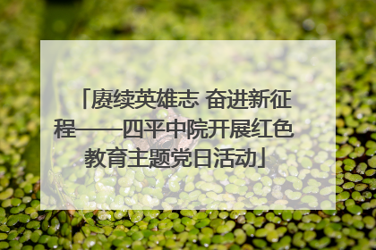 赓续英雄志 奋进新征程——四平中院开展红色教育主题党日活动