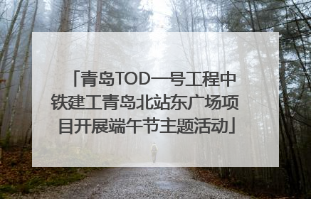 青岛TOD一号工程中铁建工青岛北站东广场项目开展端午节主题活动