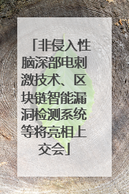 非侵入性脑深部电刺激技术、区块链智能漏洞检测系统等将亮相上交会