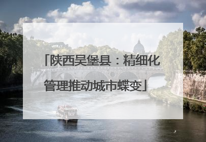 陕西吴堡县：精细化管理推动城市蝶变