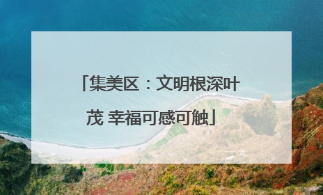 集美区：文明根深叶茂 幸福可感可触