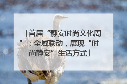 首届“静安时尚文化周”：全域联动，展现“时尚静安”生活方式