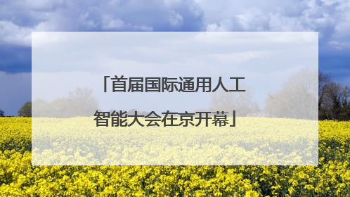 首届国际通用人工智能大会在京开幕
