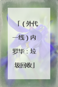 （外代一线）内罗毕：垃圾回收