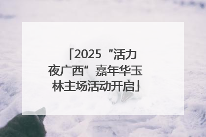 2025“活力夜广西”嘉年华玉林主场活动开启